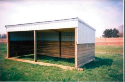 deluxe livestock shelter