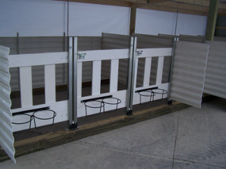 vinyl livestock shelter
